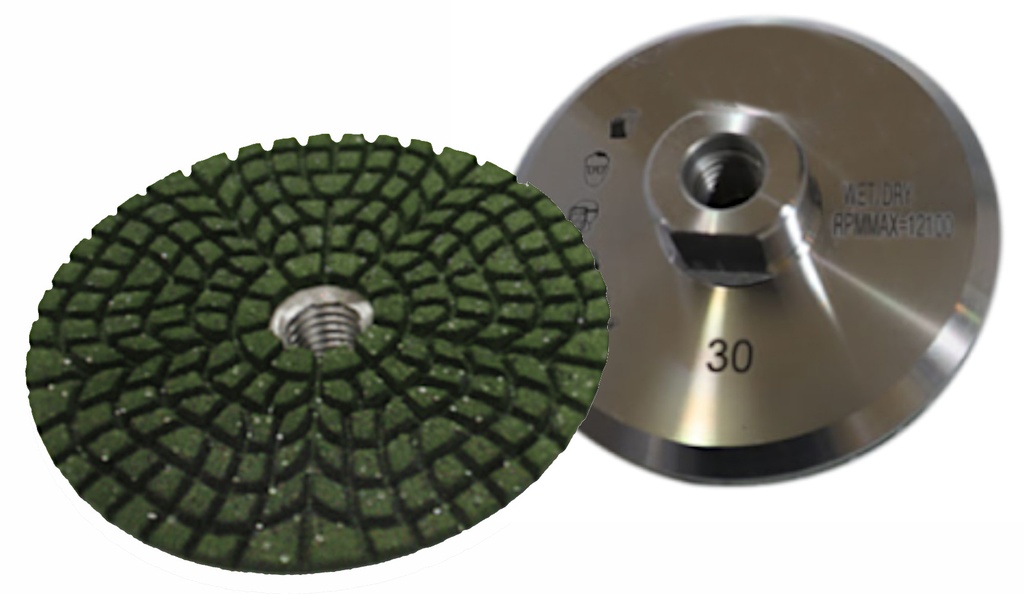 DISQUE 100 SUR SUPPORT ALU M14 - USAGE INTENSIF GR 100