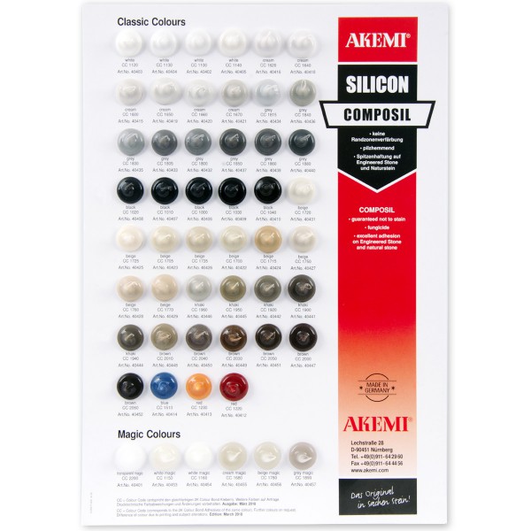AKEMI - SILICONE COMPOSIL CC 1230 - ROUGE 310 ML