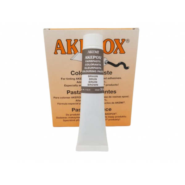 [11011221A] AK COLORANT PATE POUR AKEPOX - BRUN - TUBE 30 ML