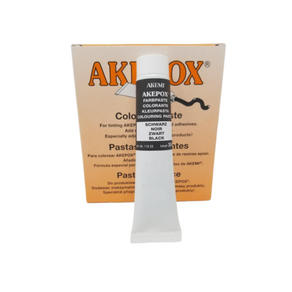 [11011223A] AKEMI - COLORANT PATE POUR AKEPOX - NOIR - Tube 30 ML