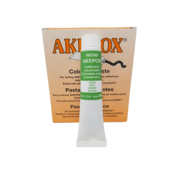 [11011225A] AKEMI - COLORANT PATE POUR AKEPOX - VERT - TUBE 30 ML
