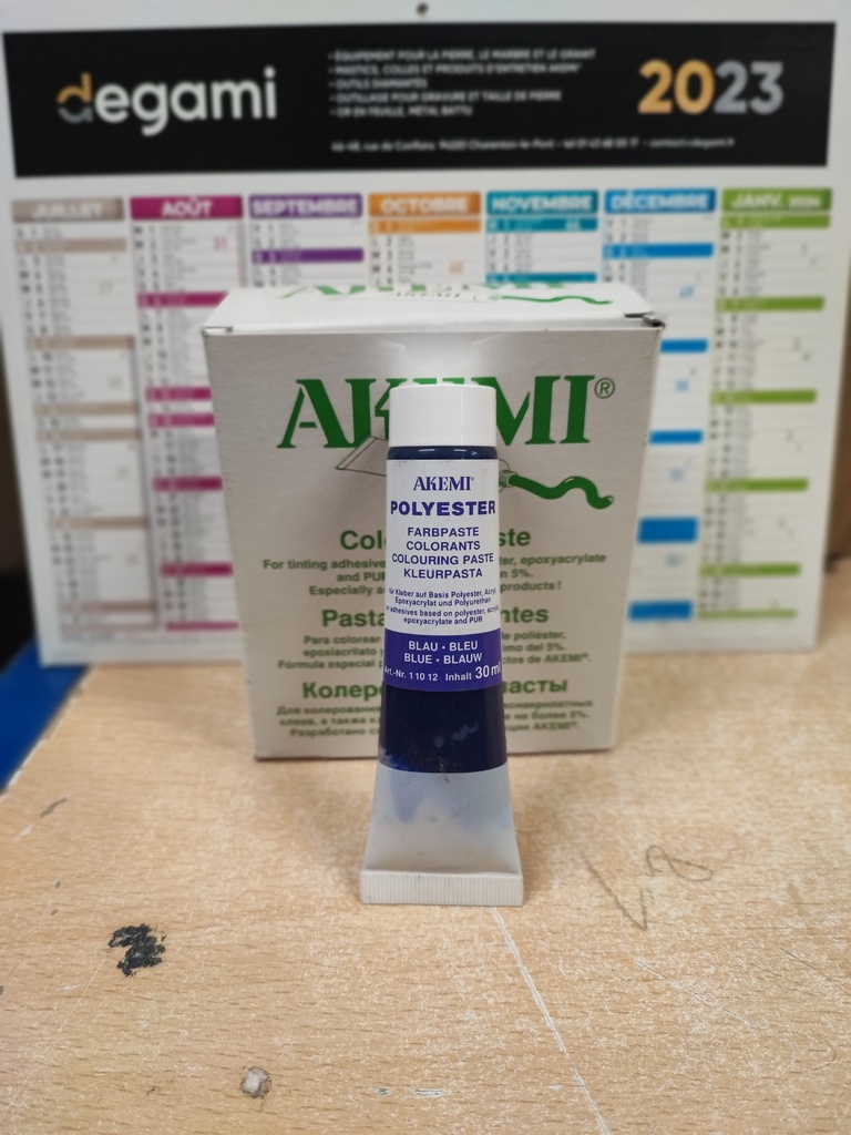 [11111012A] AK COLORANT PATE POUR MARMORKITT - BLEU MARINE - TUBE 30 ML