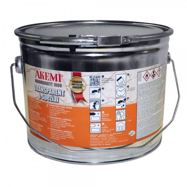 [11110711A] AK MARMORKITT 1000 Transp. L-Special - Gel - Miel - Seau 4500 ml