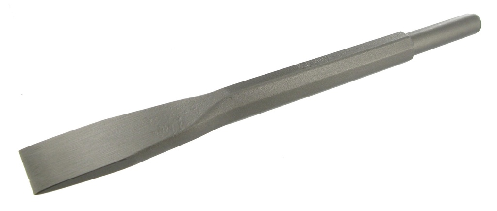 [42000163A] CISEAU ACIER PNEUMATIQUE 12.7X55 TAILLANT PLAT - L.30 R7121