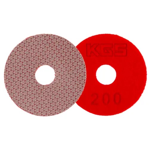 DISQUE 100 EAU KGS TELUM VELCRO - Gr 200 ROUGE M