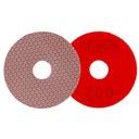 DISQUE 100 EAU KGS TELUM VELCRO - Gr 200 ROUGE M