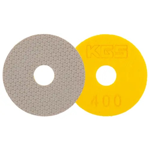 DISQUE 100 EAU KGS TELUM VELCRO - Gr 400 JAUNE M