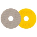 DISQUE 100 EAU KGS TELUM VELCRO - Gr 400 JAUNE M