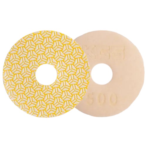 DISQUE 100 EAU KGS TELUM VELCRO - Gr 500 Blanc/Jaune R
