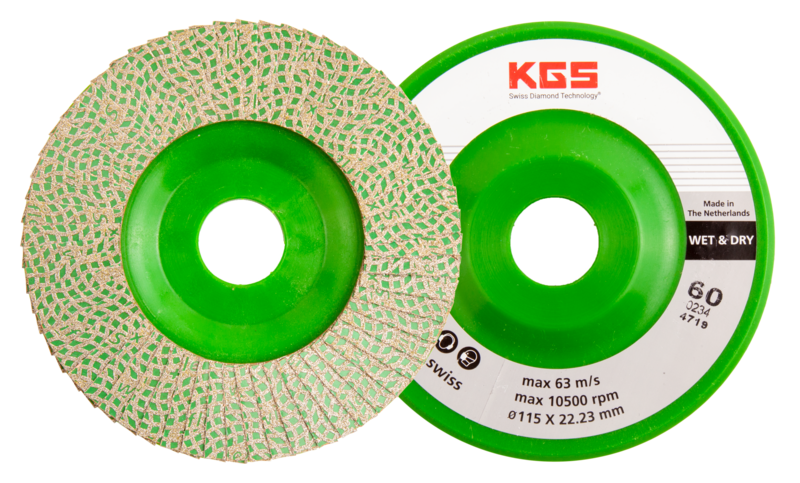 [54024001A] DISQUE 115 KGS HYBRID Métal à lamelles - 22.2 - GR 60 Vert