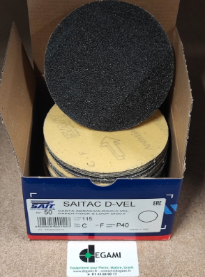DISQUE 150 Velcro Sans Trou G150 - R90367 - Boite de 50, prix à l'unité