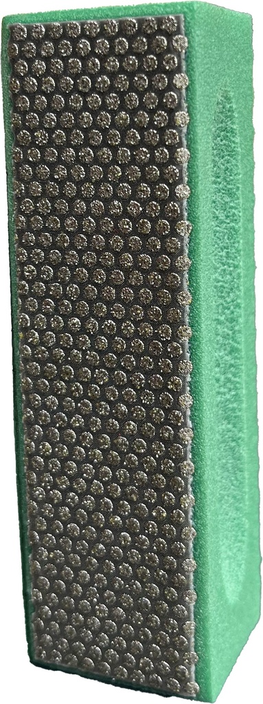 [11010584A] EPONGE DIAMANTEE 2,5 cm Verte POUR AKEPOX 4050 - GRAIN 60