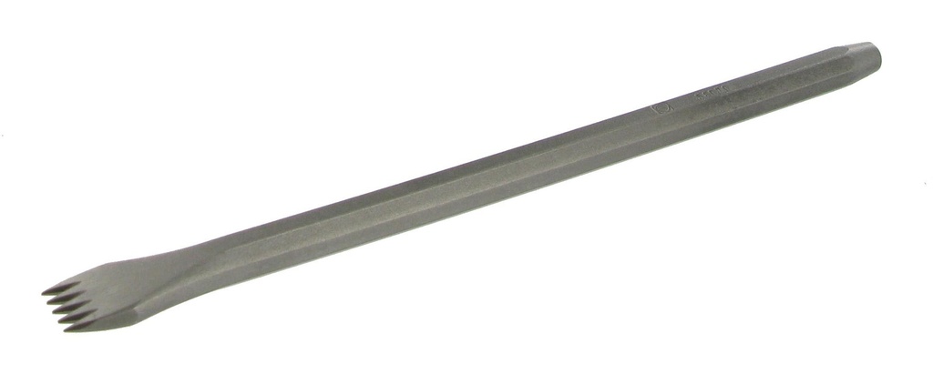 [42000131A] GRADINE ACIER MAIN 5 DENTS POINTUES - L.15 R8732