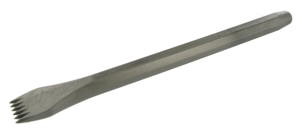 [42000031A] GRADINE ACIER MAIN 6 DENTS POINTUES - L. 20 R9262