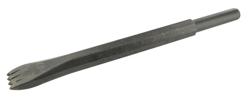 [42000503A] GRADINE CARBURE PNEUMATIQUE 12.7X55 - 4 DENTS POINTUES - L.18 R3089