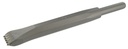 GRADINE CARBURE PNEUMATIQUE 12.7X55 - 5 DENTS POINTUES - L.25 R1272