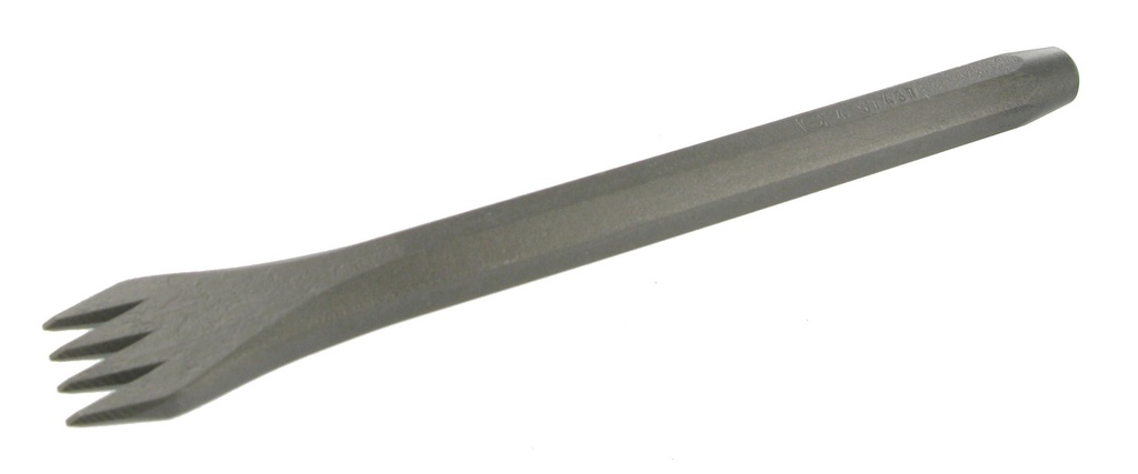 [42000030A] GRADINE ACIER MAIN 4 DENTS POINTUES - L.30 R4994
