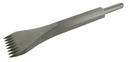 GRADINE ACIER PNEUMATIQUE 12.7X55 - 8 DENTS POINTUES - L.50 R1154