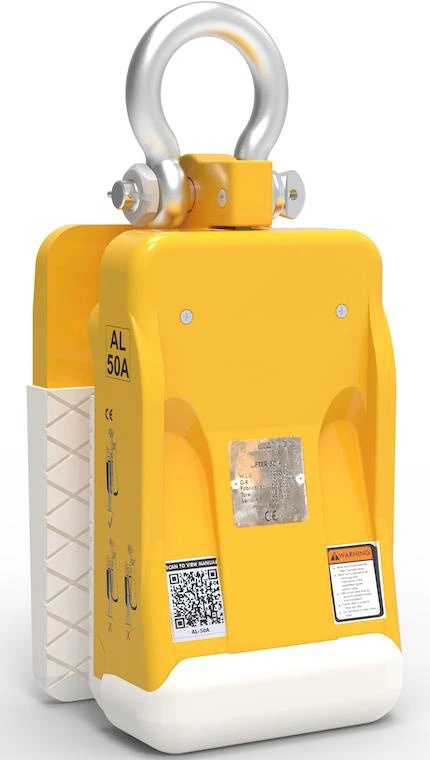 PINCE DEGALIFT 50A OUV 10-50 1200kg AUTOMATIQUE AVEC ROULEAUX PATIN BLANC