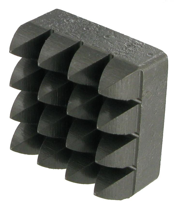[42009302A] PLAQUETTE BOUCHARDE ACIER - 16 DENTS CARRE 40x40 - R9302