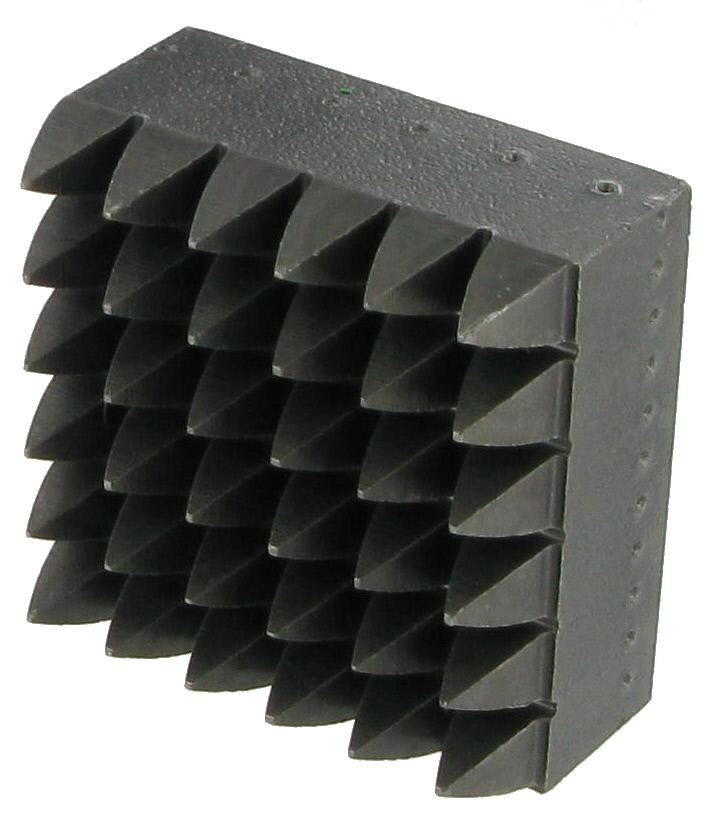 [42000524A] PLAQUETTE BOUCHARDE ACIER - 36 DENTS CARRE 40x40 - R1437