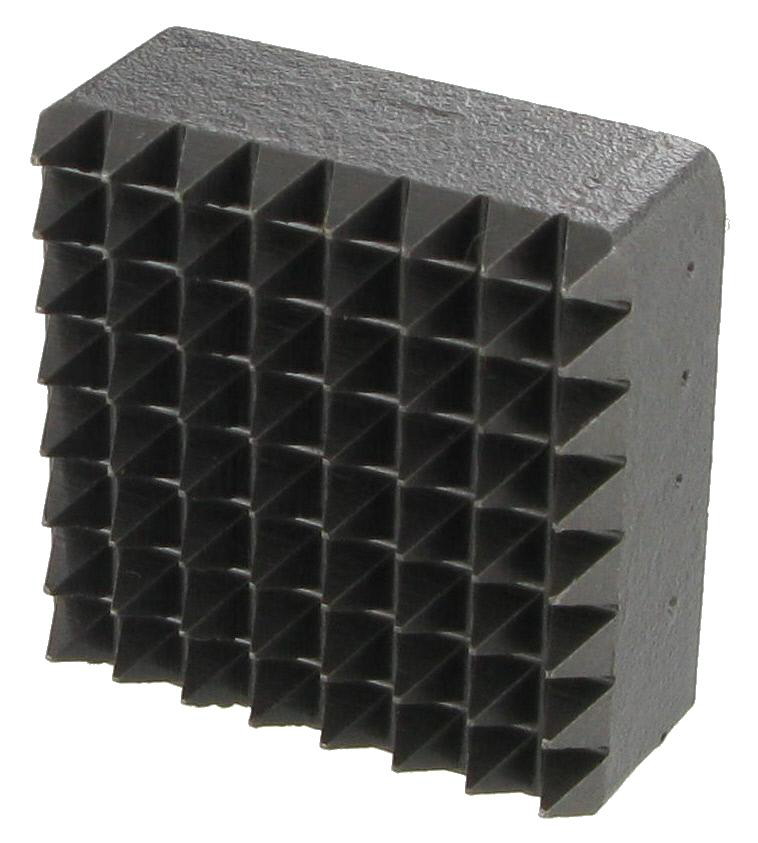 [42000534A] PLAQUETTE BOUCHARDE ACIER - 64 DENTS CARRE 45x45 - R4023