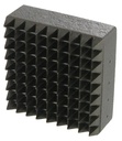 PLAQUETTE BOUCHARDE ACIER - 81 DENTS CARRE 45x45 - R5763