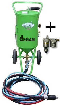 [26000230A] SABLEUSE A JET LIBRE TOPOLINO 18L AVEC FILTRATION CASQUE