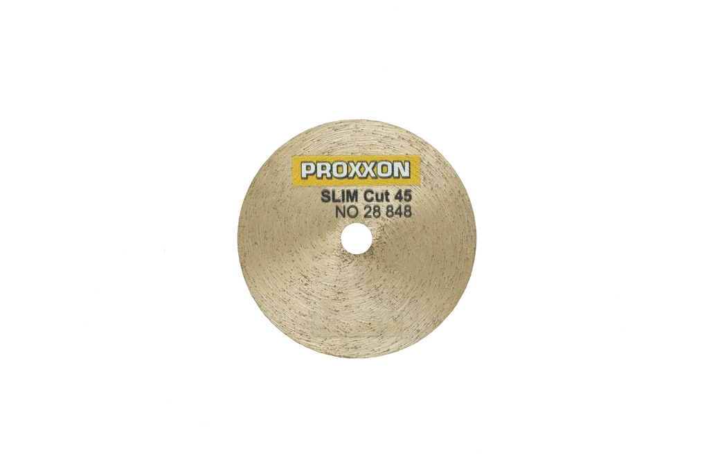[X00001636] DISQUE 45 Slim Cut 0,6 mm sur tige 3,2 mm- Pour Système Proxxon LWB