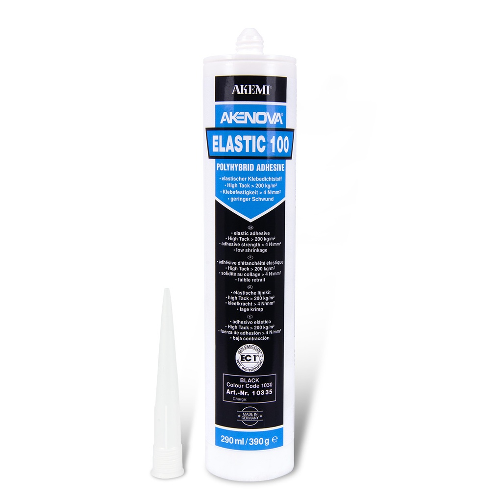 [11110335A] AK AKENOVA ELASTIC 100 - CC1030 - NOIR -  290 ML 