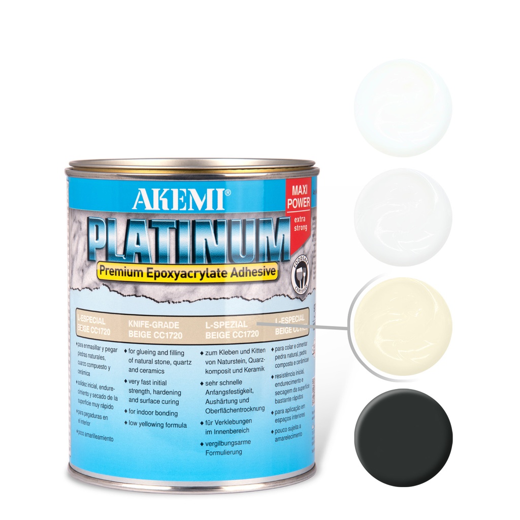 AKEMI - PLATINUM Maxi Power L-Special Gel Epais - CC1720 Beige - 1000 g
