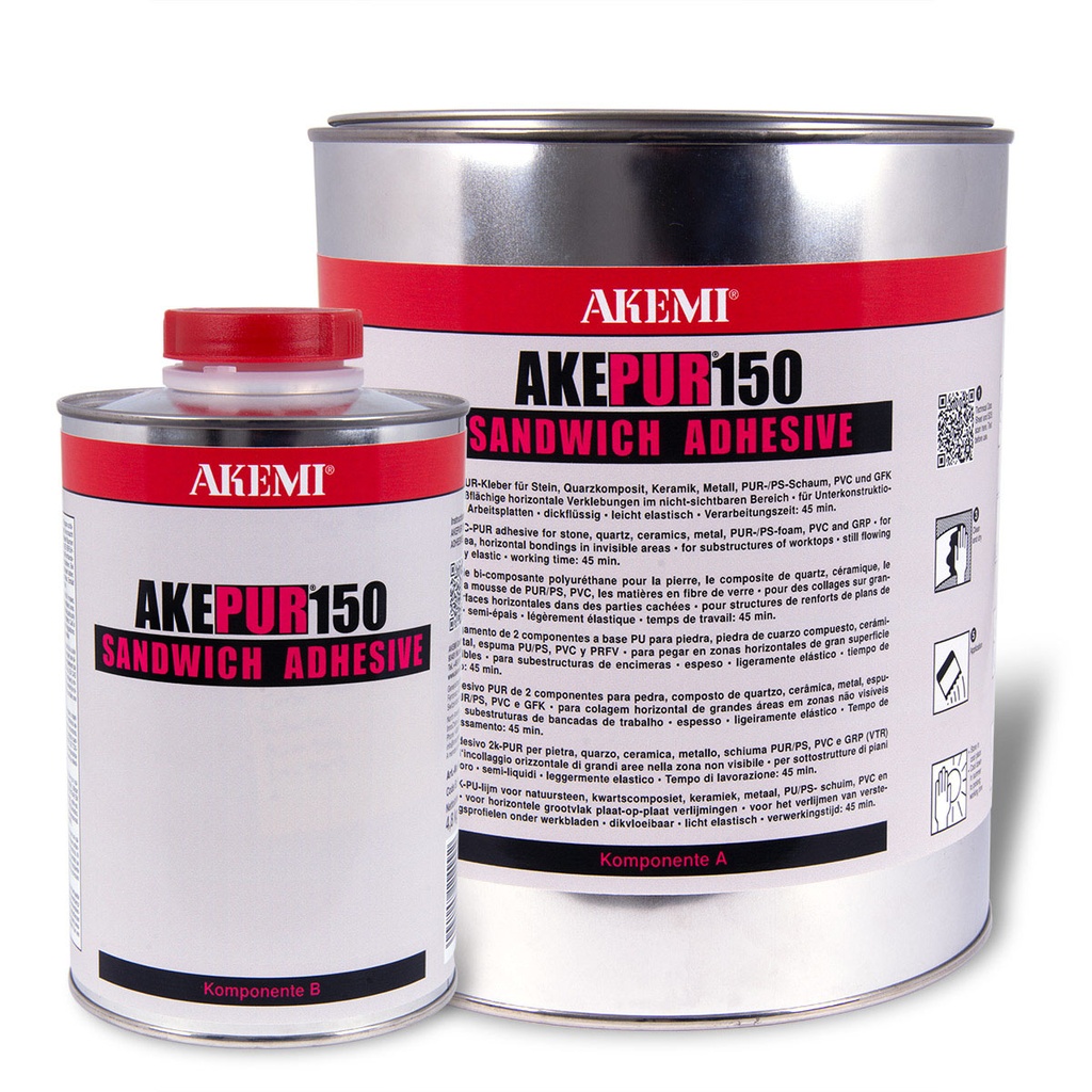 [11111497A] AKEMI - AKEPUR 150 SANDWICH ADHESIVE - 6 kg