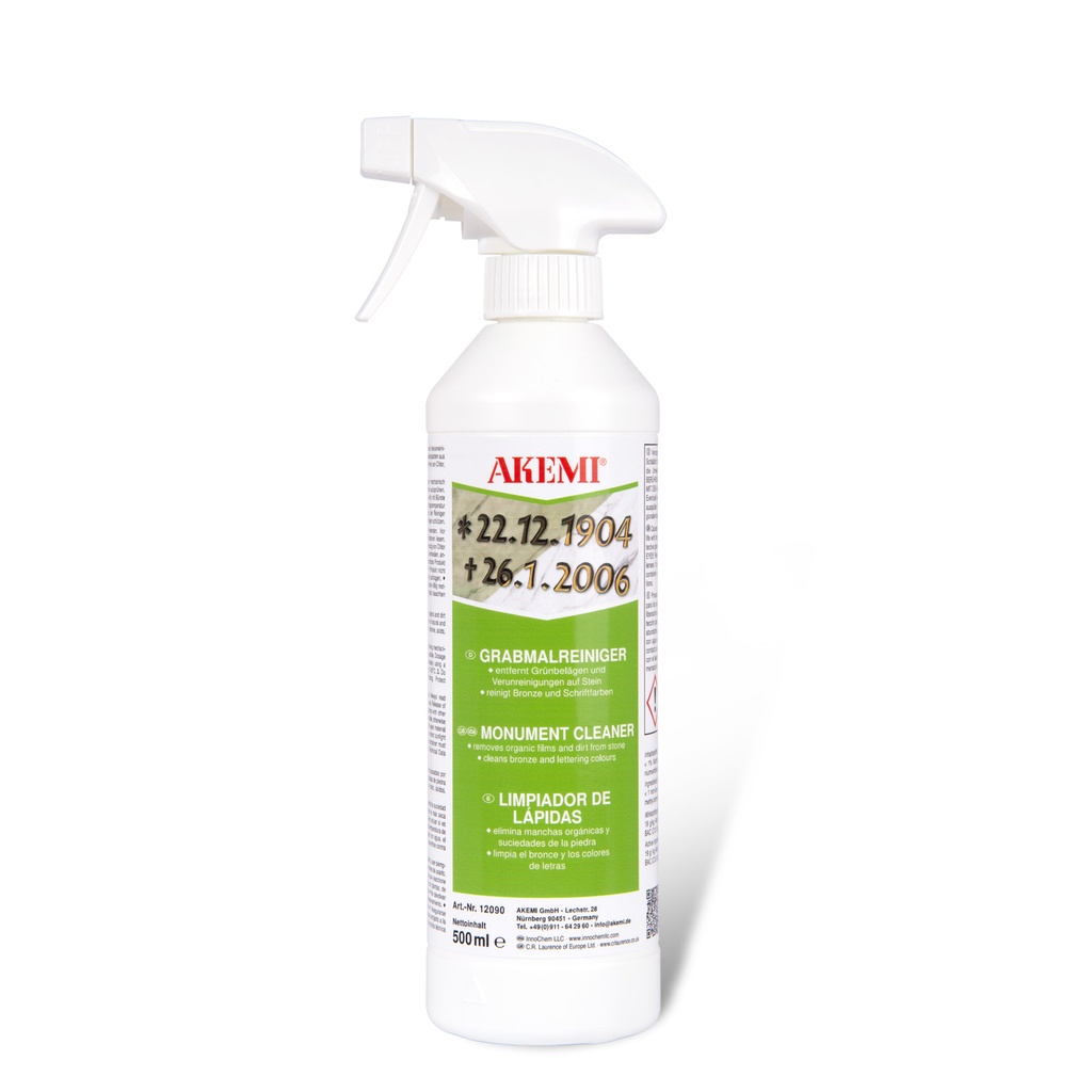 [X00000909] AKEMI - Nettoyant pour pierres tombales 12090 - Spray 500 ml