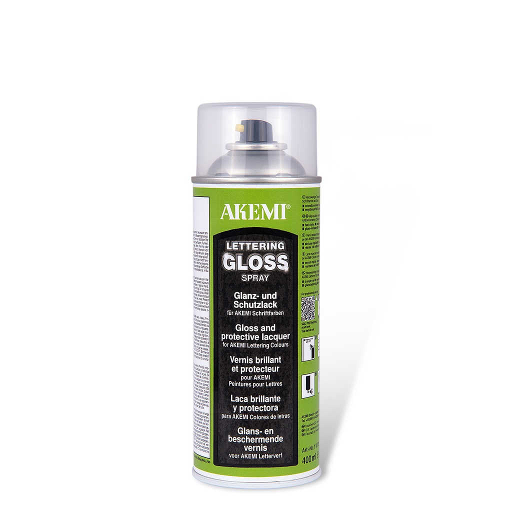 [X00001287] VERNIS POUR PEINTURE LETTRE AK - Spray 400 ml - R11073